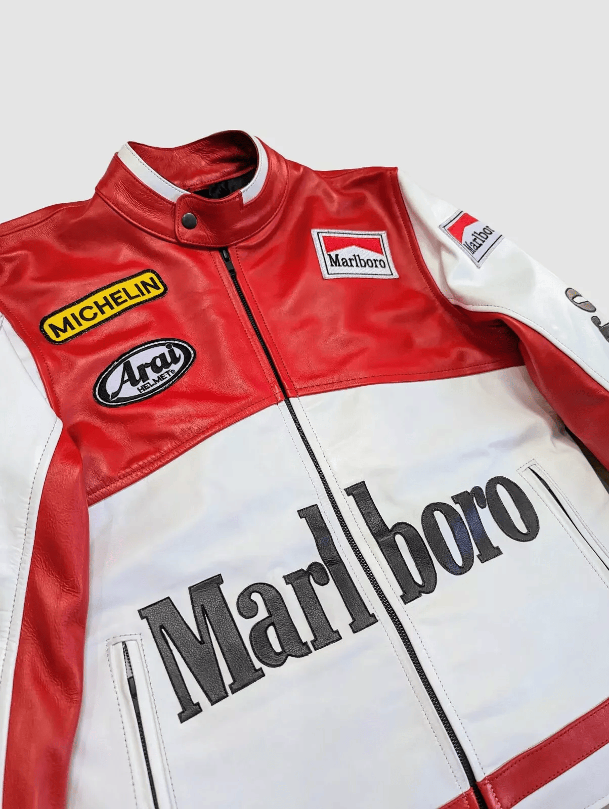 Chaqueta de Cuero Marlboro Racing - VELOCE